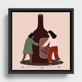Can't wait to *whine* with you!  Framed Canvas