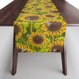 Sunflower Field Table Runner