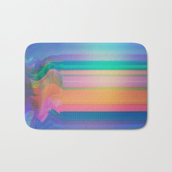 Glitch 02 Bath Mat