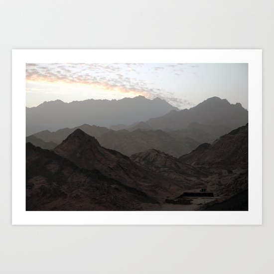 Sinai Mountains, Egypt Art Print