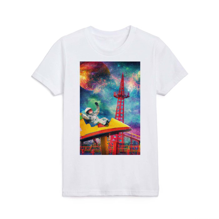  The Fairground Joy in Space Kids T Shirt