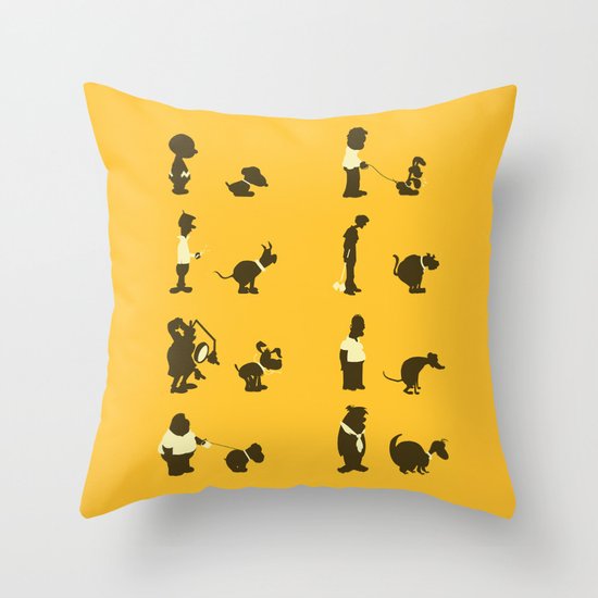 Please Pick Up After Your Pets Throw Pillow