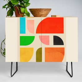Colorful Shape Geometry 03 Credenza