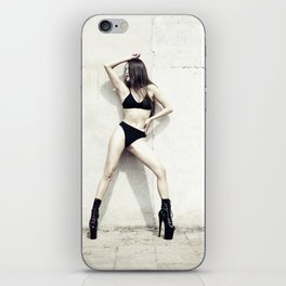 sexy girl in lingerie iPhone Skin