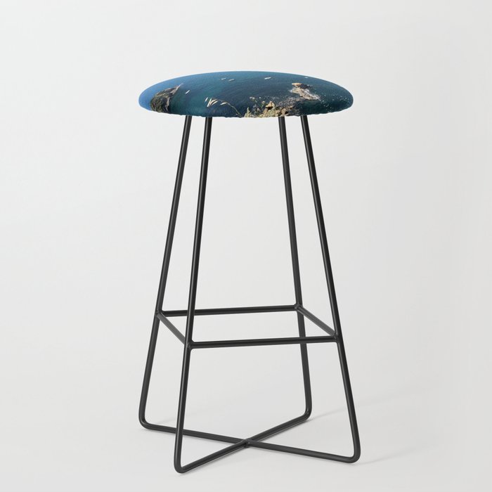 A Sunny Day On The Sea in Naples Italy Capri Bar Stool