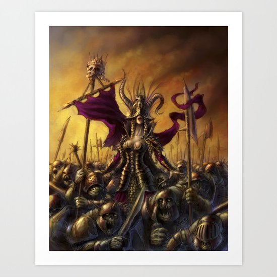 The Dark Queen Art Print