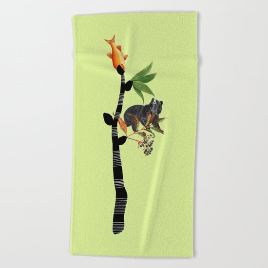 the attempt Beach Towel