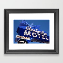 Route 66 - Blue Swallow Motel 2012 #5 Framed Art Print