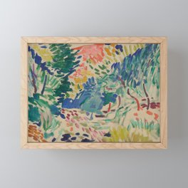 Landscape at Collioure by Henri Matisse Framed Mini Art Print