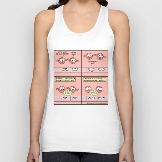 Platelets NO Unisex Tank Top