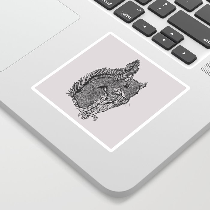 Wild Squirrel Sticker