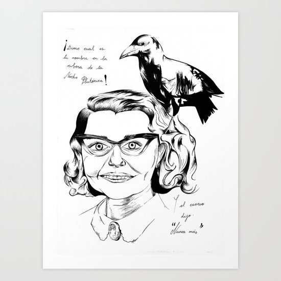 Corvus Corax Art Print