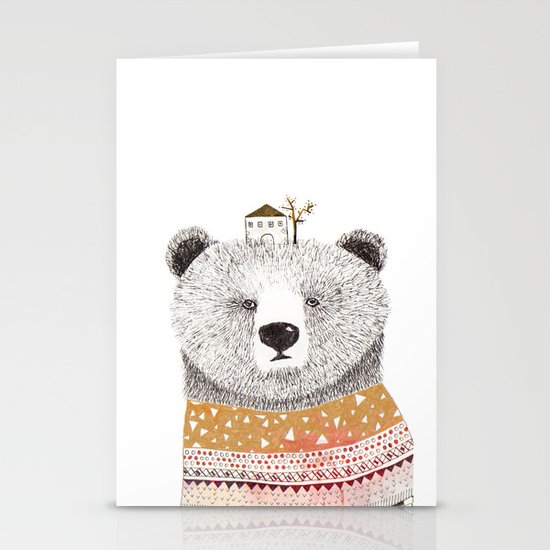 Mr. Bear Stationery Cards