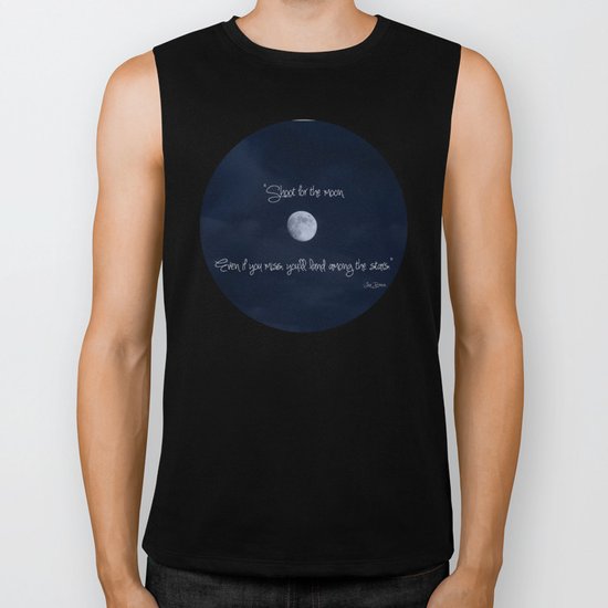 Shoot for the Moon Biker Tank