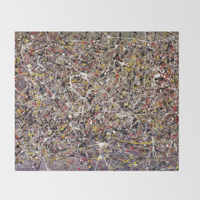 Intergalactic Jackson Pollock Style Abstract Painting By Rasko