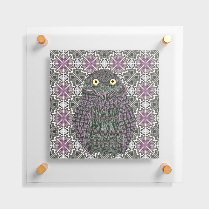 Cute Burrowing Owl Floating Acrylic Print