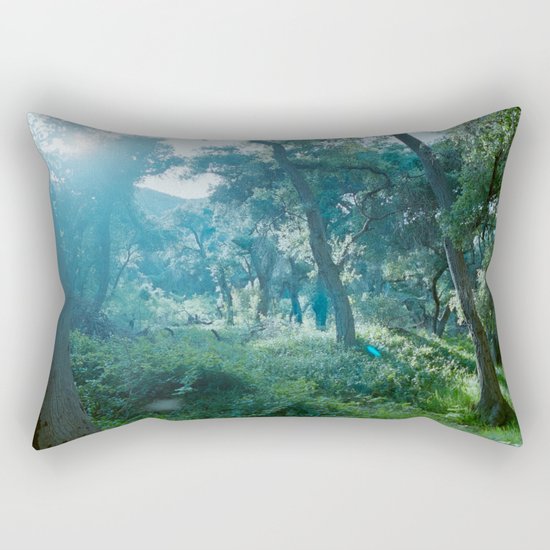 Green Forest I Rectangular Pillow