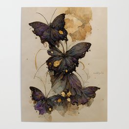 Butterflies of Willowood: Velvet Goldleafs Poster