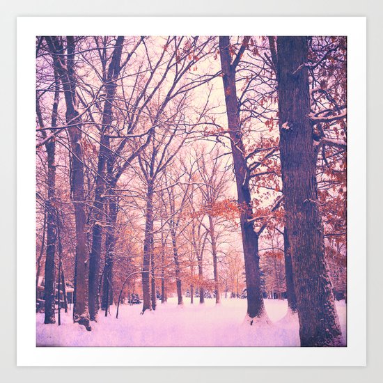 Winter Trees Art Print