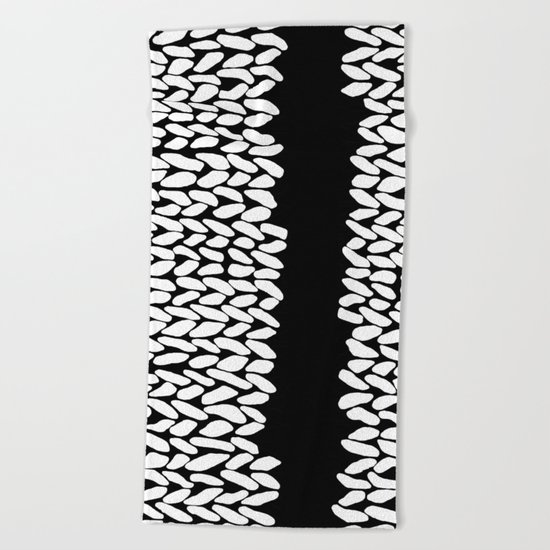 Missing Knit On Side Beach Towel