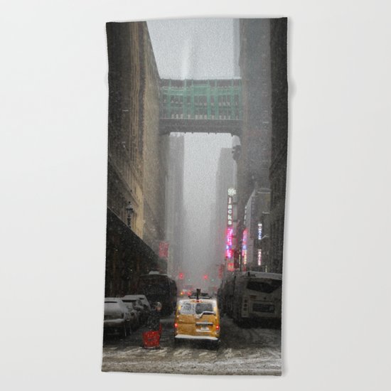 Snow Empire - NYC Beach Towel