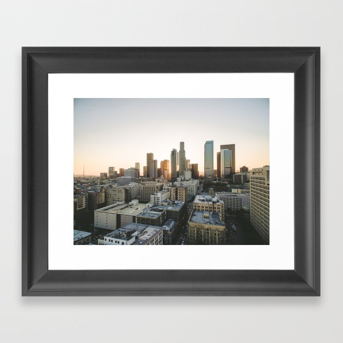 Downtown Los Angeles Framed Art Print