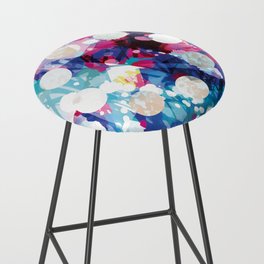 Circles and Splashes Bar Stool