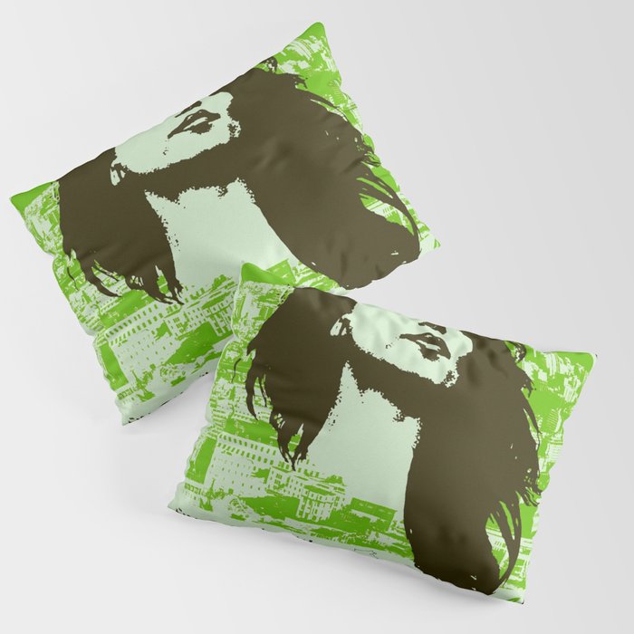 Fairuz pop Art Pillow Sham