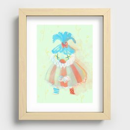 Cute Clown Recessed Framed Print