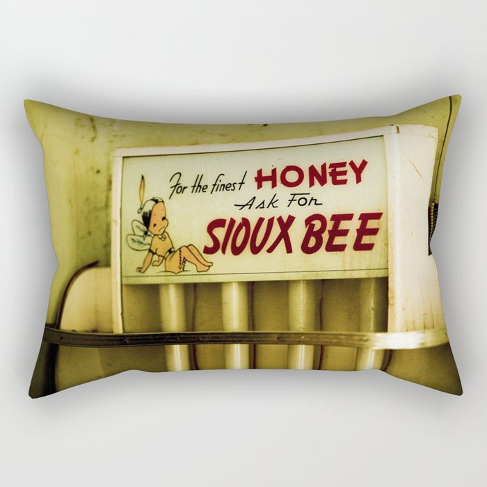 Sioux Bee Honey Rectangular Pillow