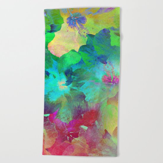 Hibiscus Dream #4 Beach Towel