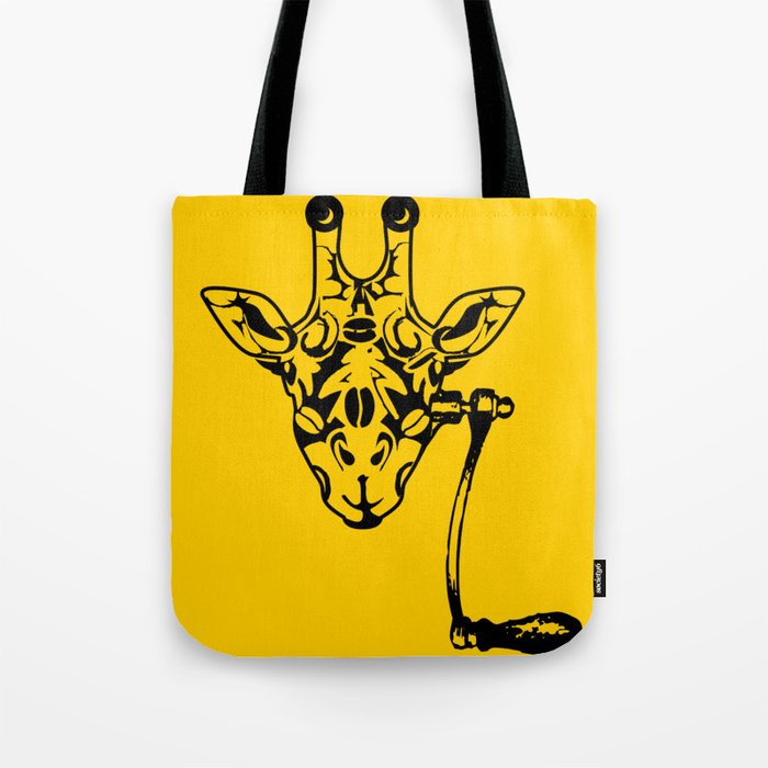 Coffee Giraffe Tote Bag