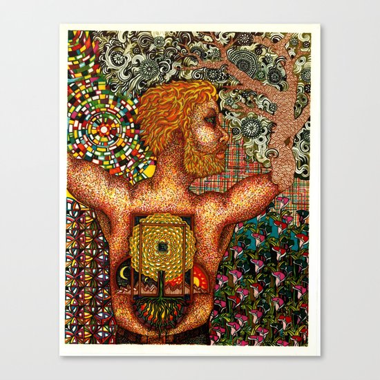 Cycles & Patterns Canvas Print