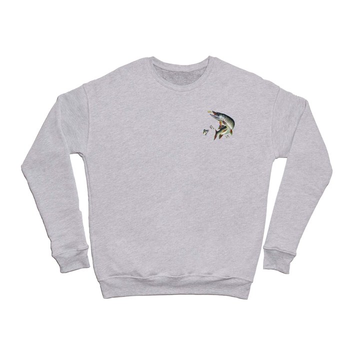 Musky Fishing Crewneck Sweatshirt by Salmoneggs Society6