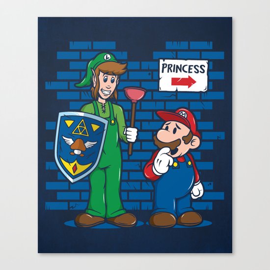 Your Princess is in Another Castle Canvas Print