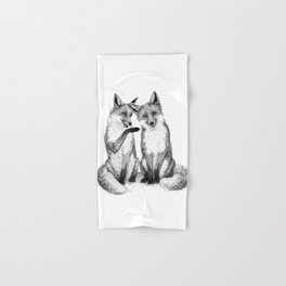 Gossip foxes Hand & Bath Towel
