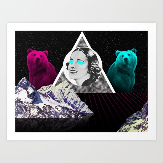my woman Art Print