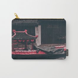 China Photography - Flower Boat In The Small Lake Carry-All Pouch