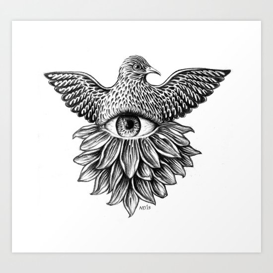 Vide Omnia Art Print