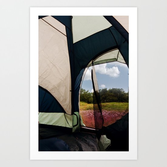 Camping Art Print