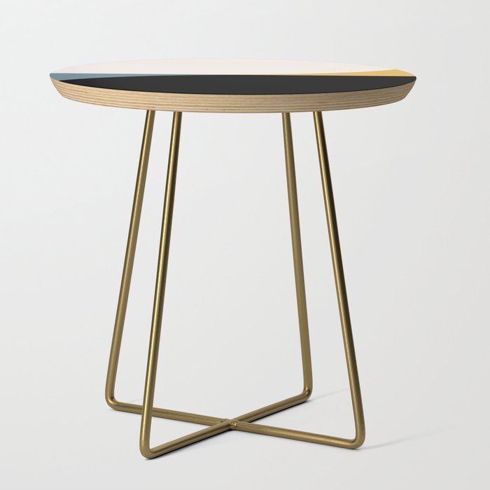 Almond Abstract IX Side Table