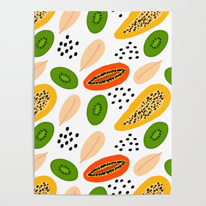 Fruity sweet pattern Poster