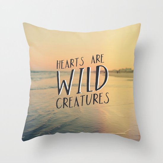 Wild Creatures Throw Pillow