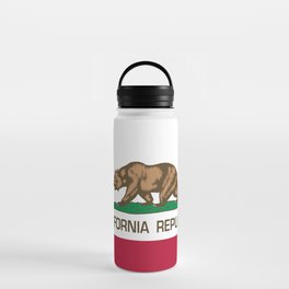 California Republic Flag - Bear Flag Water Bottle