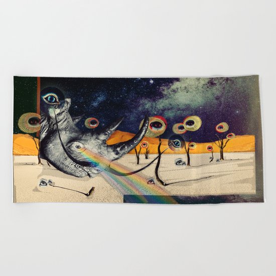 Dali Beach Towel By Gabor Paszti Society6