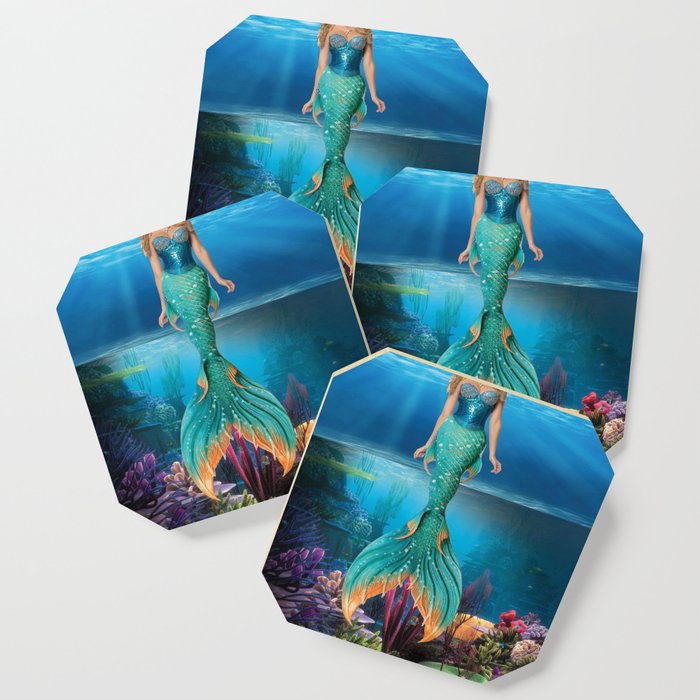Mermaid in water Coaster