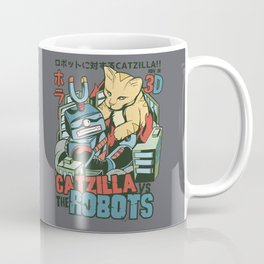 Catzilla Vs Robots Mug