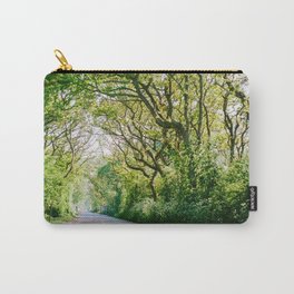 Tree tunnel road in the Netherlands | 35mm film photography | Fine art landscape photography Carry-All Pouch