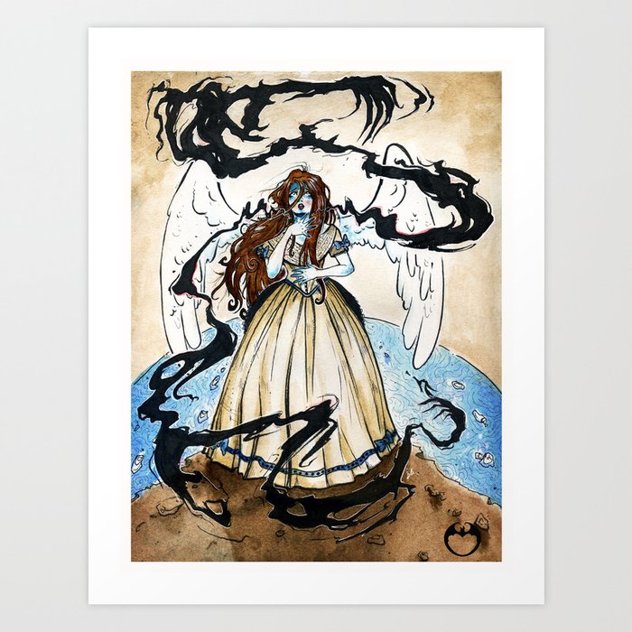 Annabel Lee Art Print by Brit Austin Art | Society6