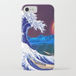 The Great Retrowave iPhone Case